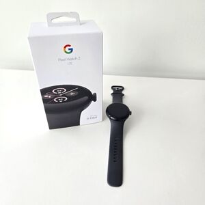 Google Pixel Watch 2 Matte Black Aluminum Case/Obsidian LTE (like new condition)